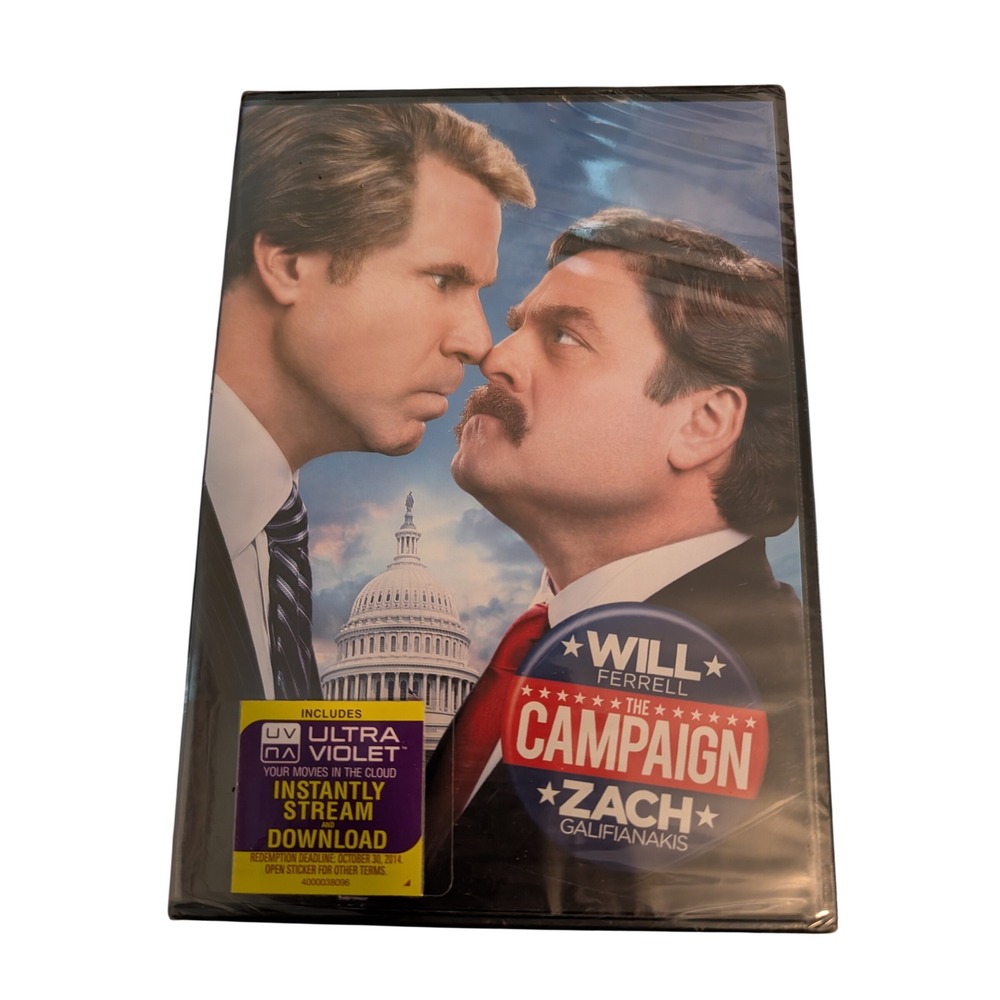 The Campaign DVD Will Ferrell Zach Galifianakis New Sealed Comedy Movie